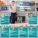 NU Aqua Platinum Series 6 Stage UV Ultraviolet 100GPD RO System with Booster Pump