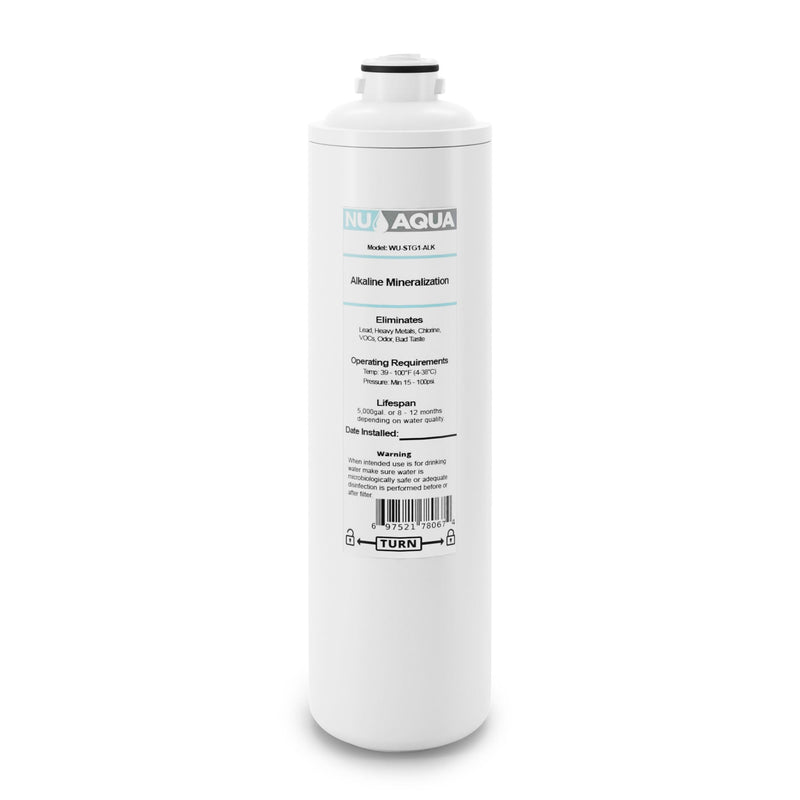 NU Aqua Efficiency Series Tankless 600GPD Alkaline Remineralization Reverse Osmosis System 2:1 Pure To Waste