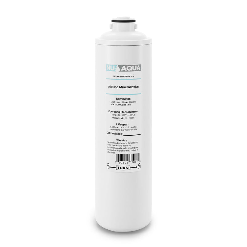 NU Aqua Efficiency Series Tankless 600GPD UV Sterilizer & Alkaline Remineralization Reverse Osmosis System 2:1 Pure To Waste