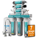 NU Aqua Platinum Series 7 Stage Alkaline and UV Ultraviolet 100GPD RO System