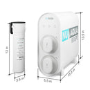NU Aqua Efficiency Series Tankless 600GPD Alkaline Remineralization Reverse Osmosis System 2:1 Pure To Waste