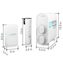 NU Aqua Efficiency Series Tankless 600GPD UV Sterilizer & Alkaline Remineralization Reverse Osmosis System 2:1 Pure To Waste