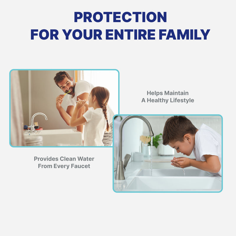 NU Aqua 4 Stage Whole House Salt Free Water Softener With Total Filtration