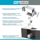 NU Aqua Efficiency Series Tankless 800GPD UV Sterilization Reverse Osmosis System 2:1 Pure To Waste