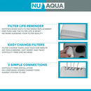 NU Aqua Efficiency Series Tankless 800GPD UV Sterilizer & Alkaline Remineralization Reverse Osmosis System 2:1 Pure To Waste