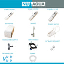 NU Aqua Efficiency Series Tankless 800GPD UV Sterilizer & Alkaline Remineralization Reverse Osmosis System 2:1 Pure To Waste