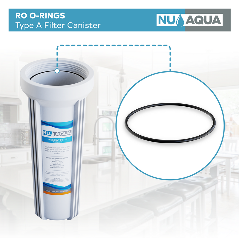 NU Aqua Water Filter System O-Ring Set