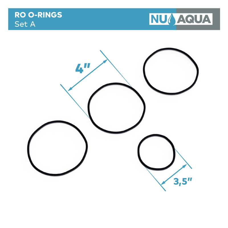 NU Aqua Water Filter System O-Ring Set