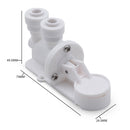 Reverse Osmosis Water Filter Fittings NU Aqua Leak Stop Valve - dimmensions