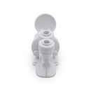 Reverse Osmosis Water Filter Fittings NU Aqua Leak Stop Valve - rear close up