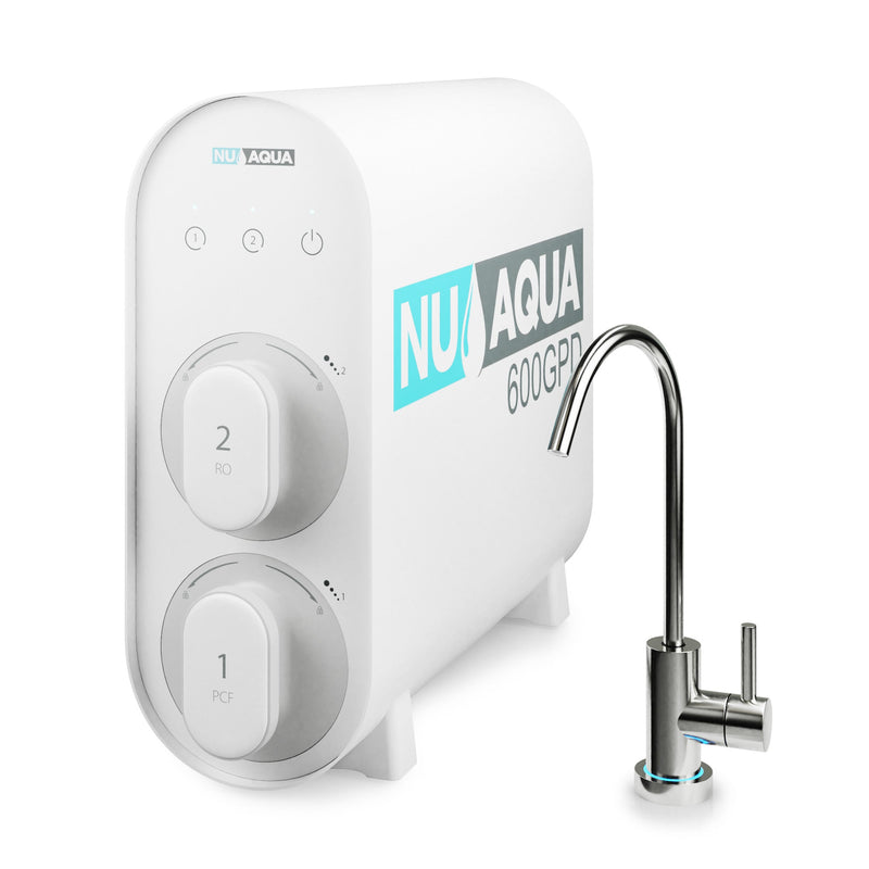 NU Aqua Efficiency Series Tankless 600GPD Reverse Osmosis System 2:1 Pure To Waste