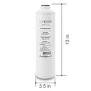 NU Aqua 1/4" Quick Connect High Capacity Inline Alkaline Remineralization Filter