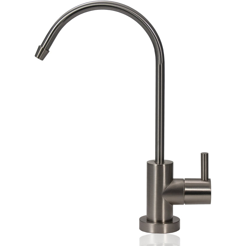 NU Aqua Brushed Nickel Designer Reverse Osmosis Faucet - close up